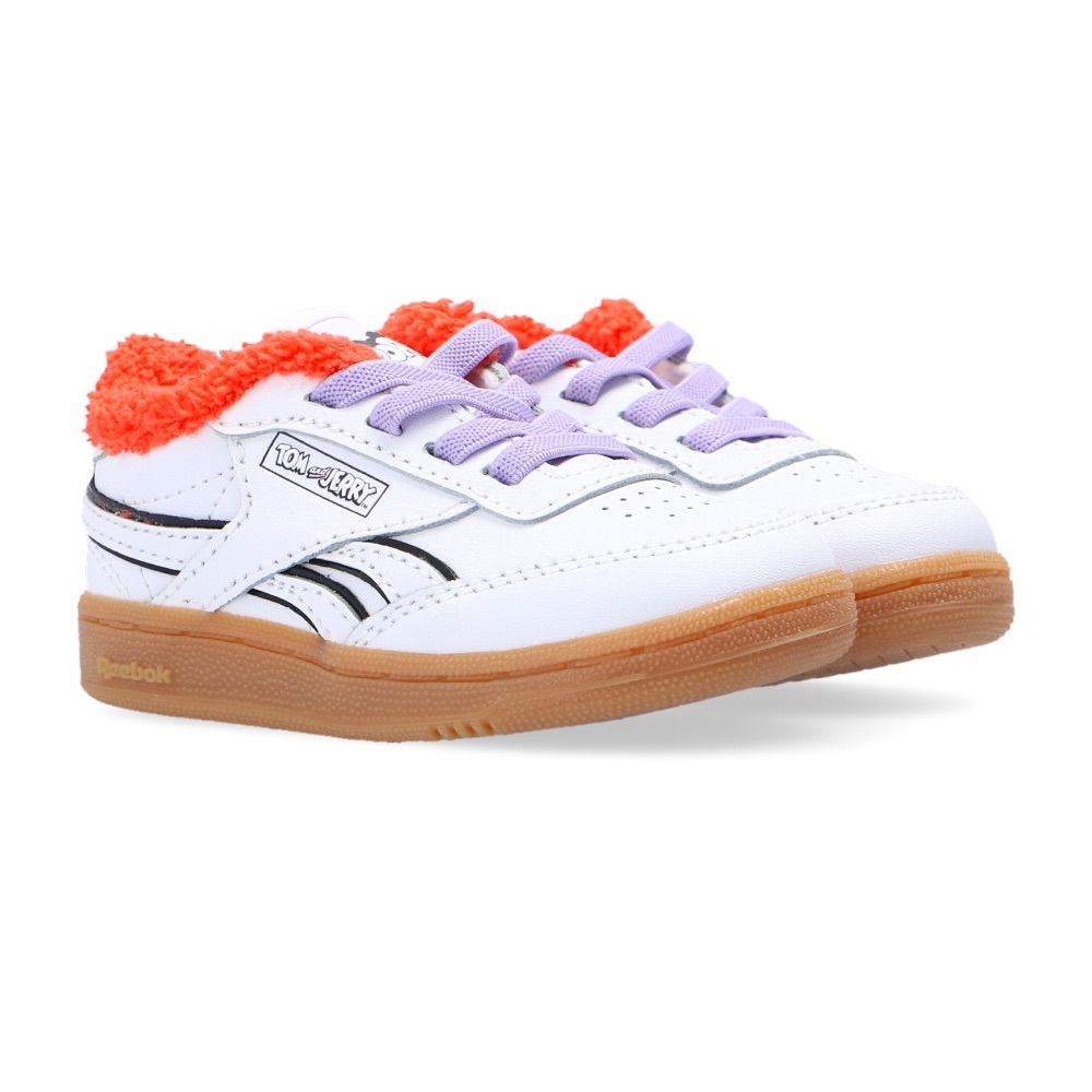 Reebok New Tom & Jerry x Club C Revenge 'Droopy' Sneakers Defect - Youth Size 5